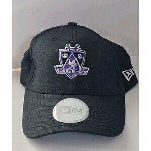 Sacramento Kings New Era Hat NBA Adjustable Strapback Black Basketball Logo‎